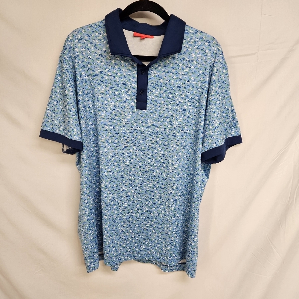Redvanly Brewer Polo Golf Shirt Mazarine Blue White Men’s XL PUREpoly